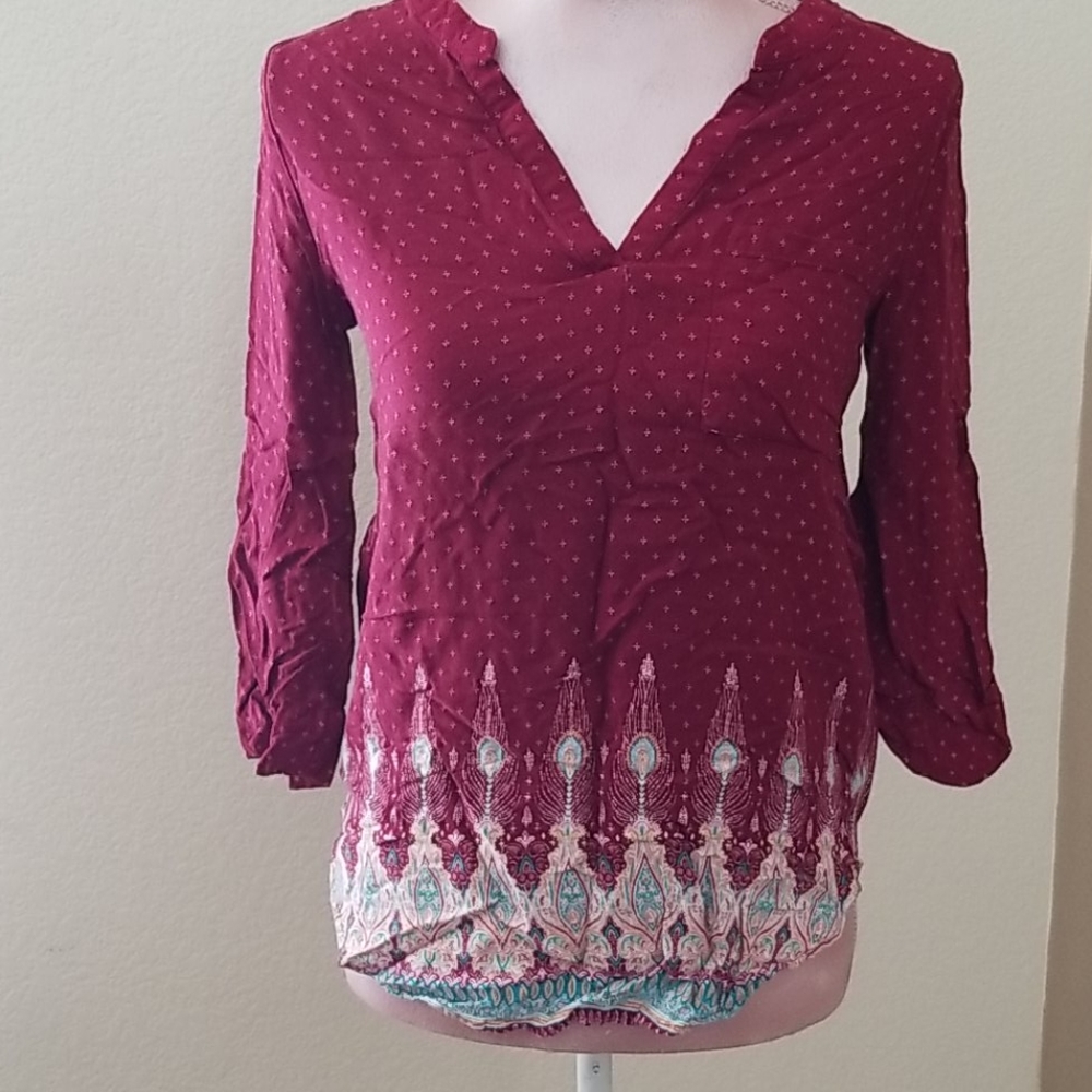 Cute high-low blouse